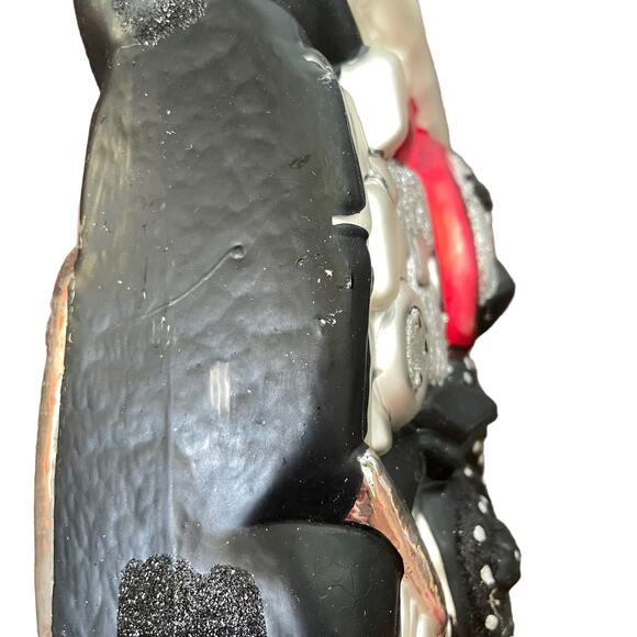 Dept 56 Harley Davidson Motorcycle Ornament Large Handblown Glass Collectible - Picture 11 of 16